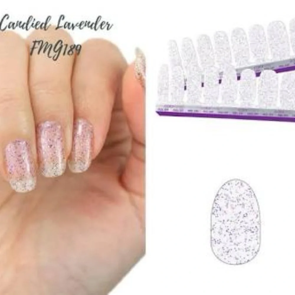 color street nail strips candied lavender overlay RETIRED